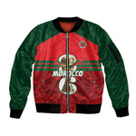 Personalized Morocco Football Sleeve Zip Bomber Jacket 2026 Come On Atlas Lions - African Pride