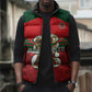 Personalized Morocco Football Sleeveless Puffer Jacket 2026 Come On Atlas Lions - African Pride