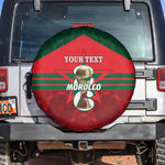 Personalized Morocco Football Spare Tire Cover 2026 Come On Atlas Lions - African Pride