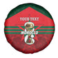 Personalized Morocco Football Spare Tire Cover 2026 Come On Atlas Lions - African Pride