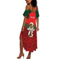 Personalized Morocco Football Summer Maxi Dress 2026 Come On Atlas Lions - African Pride