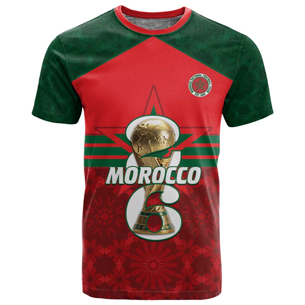 Personalized Morocco Football T shirt 2026 Come On Atlas Lions - African Pride
