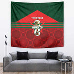 Personalized Morocco Football Tapestry 2026 Come On Atlas Lions - African Pride