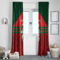 Personalized Morocco Football Window Curtain 2026 Come On Atlas Lions - African Pride