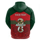 Personalized Morocco Football Zip Hoodie 2026 Come On Atlas Lions - African Pride