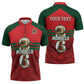Personalized Morocco Football Zipper Polo Shirt 2026 Come On Atlas Lions - African Pride
