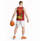 Custom Ethiopia Football Basketball Jersey 2024 Go Champions Walia Ibex LT14