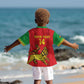 Custom Ethiopia Football Kid Hawaiian Shirt 2024 Go Champions Walia Ibex