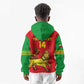 Custom Ethiopia Football Kid Hoodie 2024 Go Champions Walia Ibex