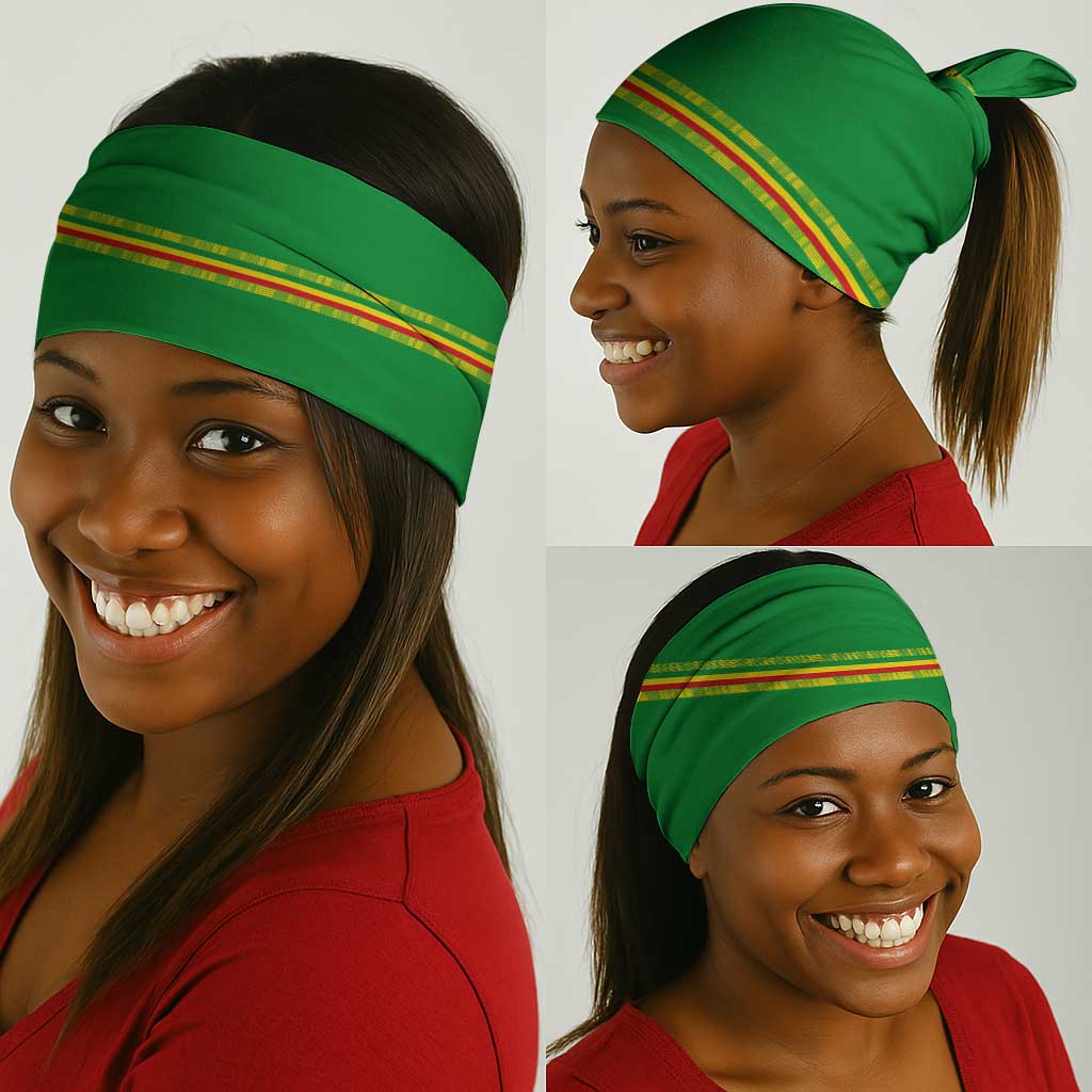 Ethiopia Football Neck Gaiter 2024 Go Champions Walia Ibex - African Pride