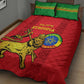 Ethiopia Football Quilt Bed Set 2024 Go Champions Walia Ibex