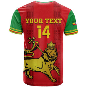 Custom Ethiopia Football T shirt 2024 Go Champions Walia Ibex