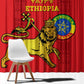 Ethiopia Football Window Curtain 2024 Go Champions Walia Ibex