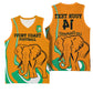 Custom Ivory Coast Football Basketball Jersey 2024 Go Champions Les Elephants - African Pride