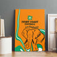 Ivory Coast Football Canvas Wall Art 2024 Go Champions Les Elephants
