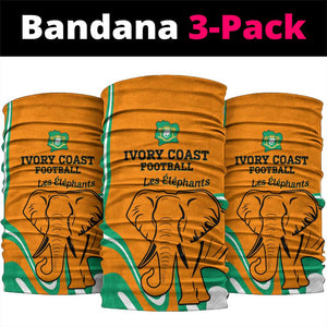 Ivory Coast Football Neck Gaiter 2024 Go Champions Les Elephants LT14