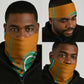 Ivory Coast Football Neck Gaiter 2024 Go Champions Les Elephants - African Pride
