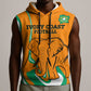 Custom Ivory Coast Football Sleeveless Hoodie 2024 Go Champions Les Elephants - African Pride