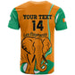 Custom Ivory Coast Football T shirt 2024 Go Champions Les Elephants