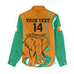 Custom Ivory Coast Football Women Casual Shirt 2024 Go Champions Les Elephants LT14