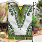 Africa Garden Flag African Dashiki Royal Green Version