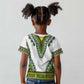 Africa Kid T shirt African Dashiki Royal Green Version