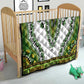 Africa Quilt African Dashiki Royal Green Version