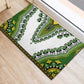 Africa Rubber Doormat African Dashiki Royal Green Version