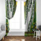 Africa Window Curtain African Dashiki Royal Green Version
