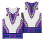 Africa Basketball Jersey African Dashiki Royal Purple Version LT14