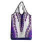 Africa Grocery Bag African Dashiki Royal Purple Version