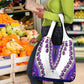 Africa Grocery Bag African Dashiki Royal Purple Version