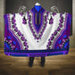 Africa Hooded Blanket African Dashiki Royal Purple Version