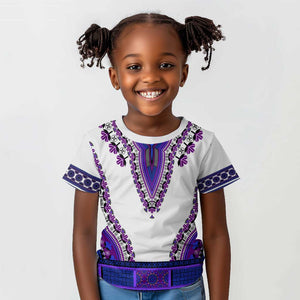 Africa Kid T shirt African Dashiki Royal Purple Version