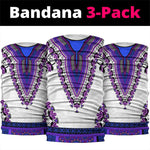 Africa Neck Gaiter African Dashiki Royal Purple Version LT14