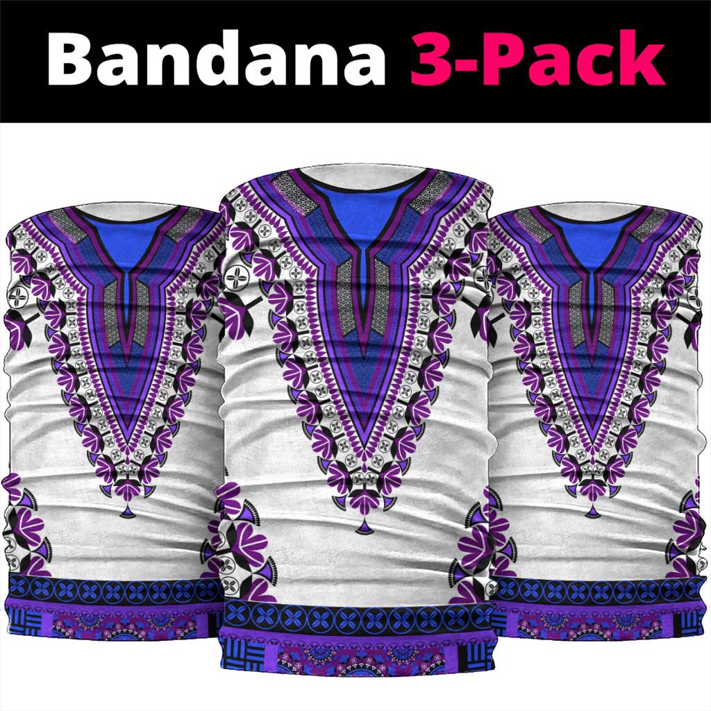 Africa Neck Gaiter African Dashiki Royal Purple Version LT14
