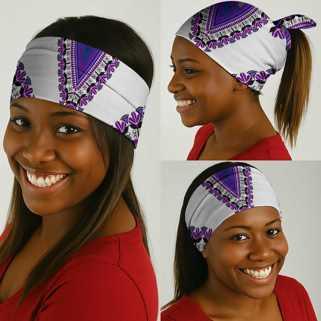 Africa Neck Gaiter African Dashiki Royal Purple Version LT14