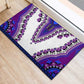 Africa Rubber Doormat African Dashiki Royal Purple Version