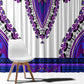 Africa Window Curtain African Dashiki Royal Purple Version