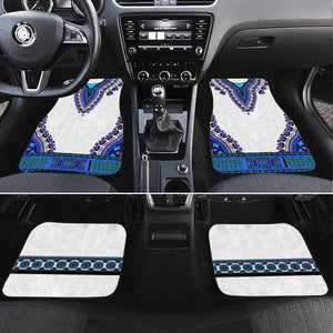 Africa Car Mats African Dashiki Royal Blue Version
