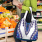 Africa Grocery Bag African Dashiki Royal Blue Version