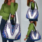 Africa Grocery Bag African Dashiki Royal Blue Version