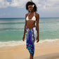 Africa Sarong African Dashiki Royal Blue Version