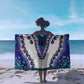 Africa Sarong African Dashiki Royal Blue Version