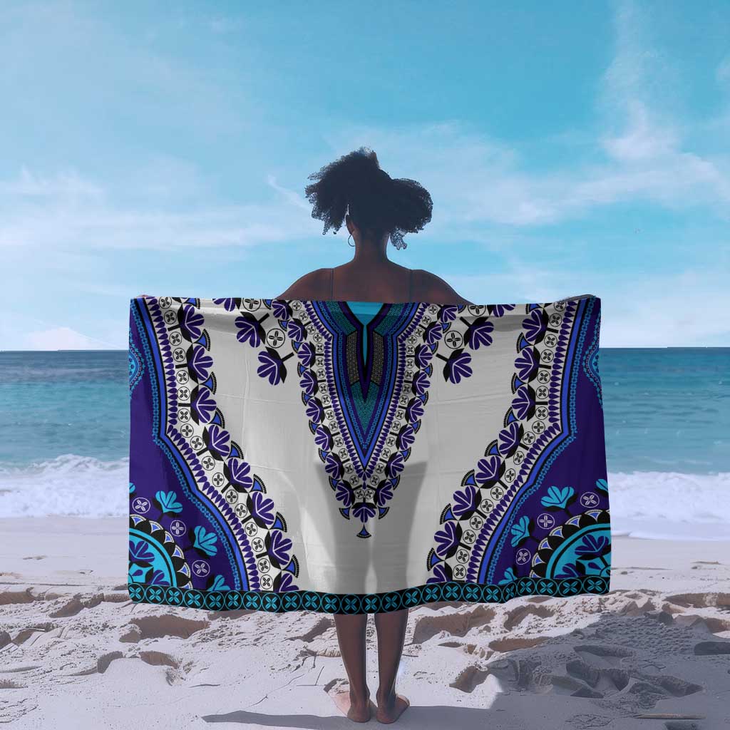 Africa Sarong African Dashiki Royal Blue Version