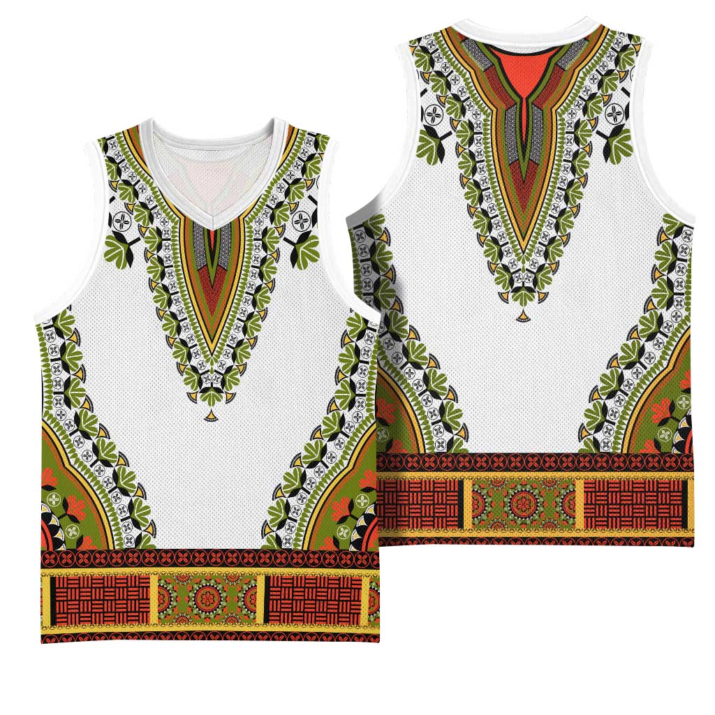 Africa Basketball Jersey African Dashiki Royal Gold Version - African Pride