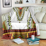 Africa Blanket African Dashiki Royal Gold Version