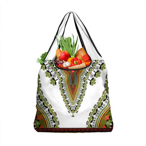Africa Grocery Bag African Dashiki Royal Gold Version