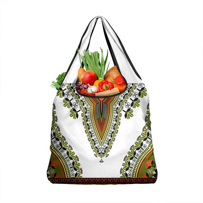 Africa Grocery Bag African Dashiki Royal Gold Version