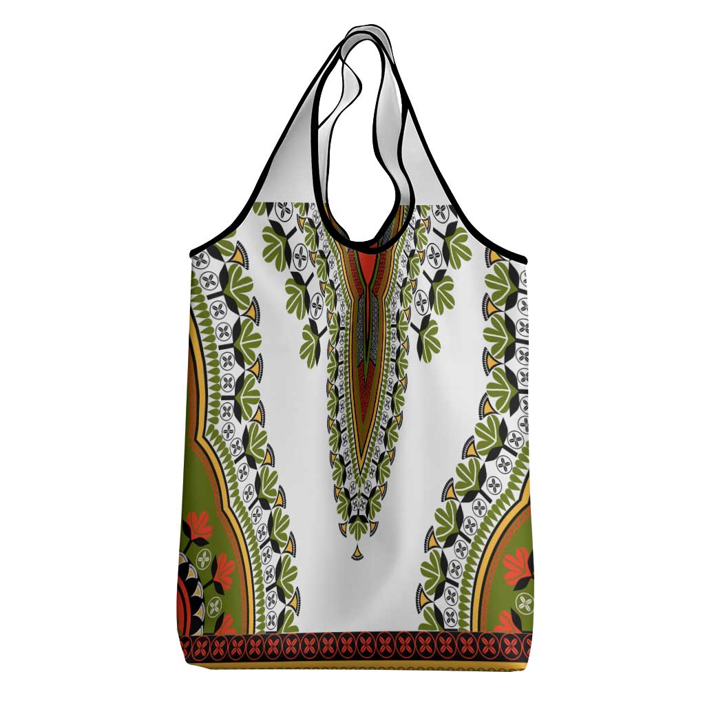Africa Grocery Bag African Dashiki Royal Gold Version